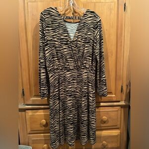 Loft Animal Print dress, 6P